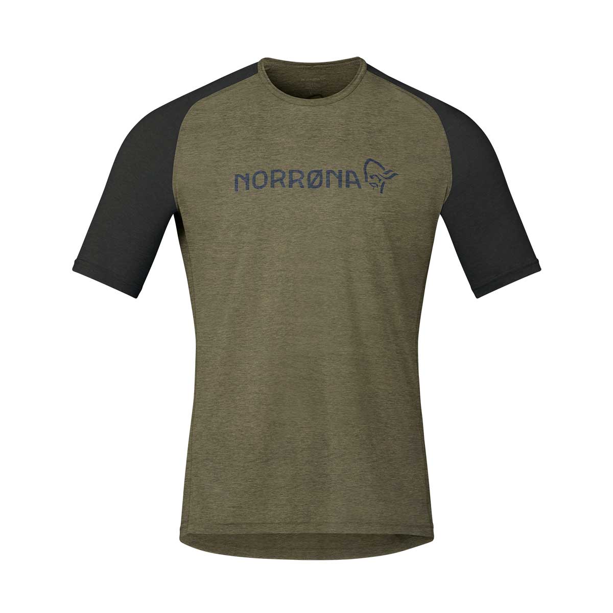 Norrona Fjora Equaliser Lightweight TShirt Men's in Olive Night